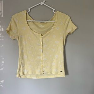 Hollister Yellow Tee
